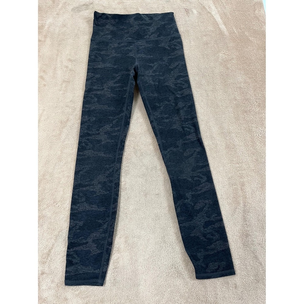 Vuori Elevation Leggings Women Size XS Camo Gray Black Gym Yoga Workout Run EUC
